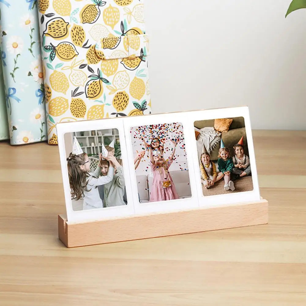 Desktop 3-in-1 LED Acrylic Photo Frame