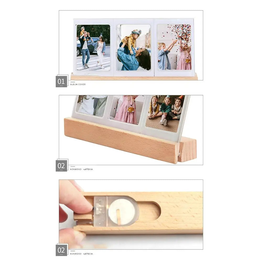 Desktop 3-in-1 LED Acrylic Photo Frame